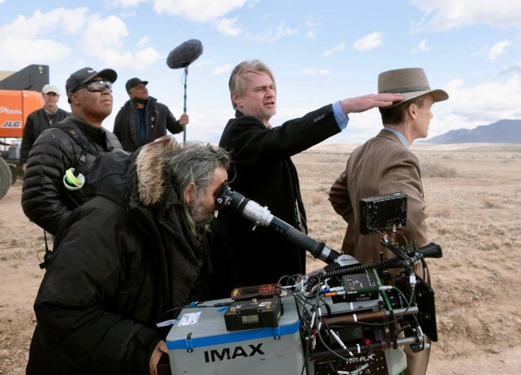 Christopher Nolan på optagelse